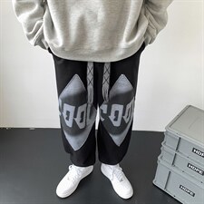 22秋新款港风休闲宽松oversize长裤休闲裤B266-X826-P50，男装休闲裤，星座B257-1