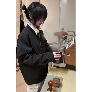 网图+老钱风 雅感花里布cleanfit假两件夹克外套 W1320/特P70图片