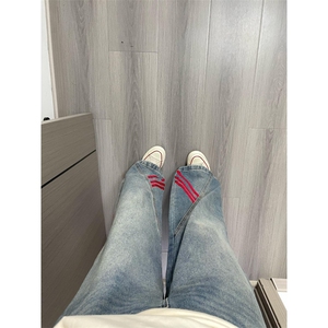女风 美式复古条纹牛仔裤ZK0299-P55图片