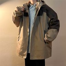 拼色山系户外冲锋衣男女春装防水三合一可拆卸登山夹克W2074P68，男装夹克，星座1116-2