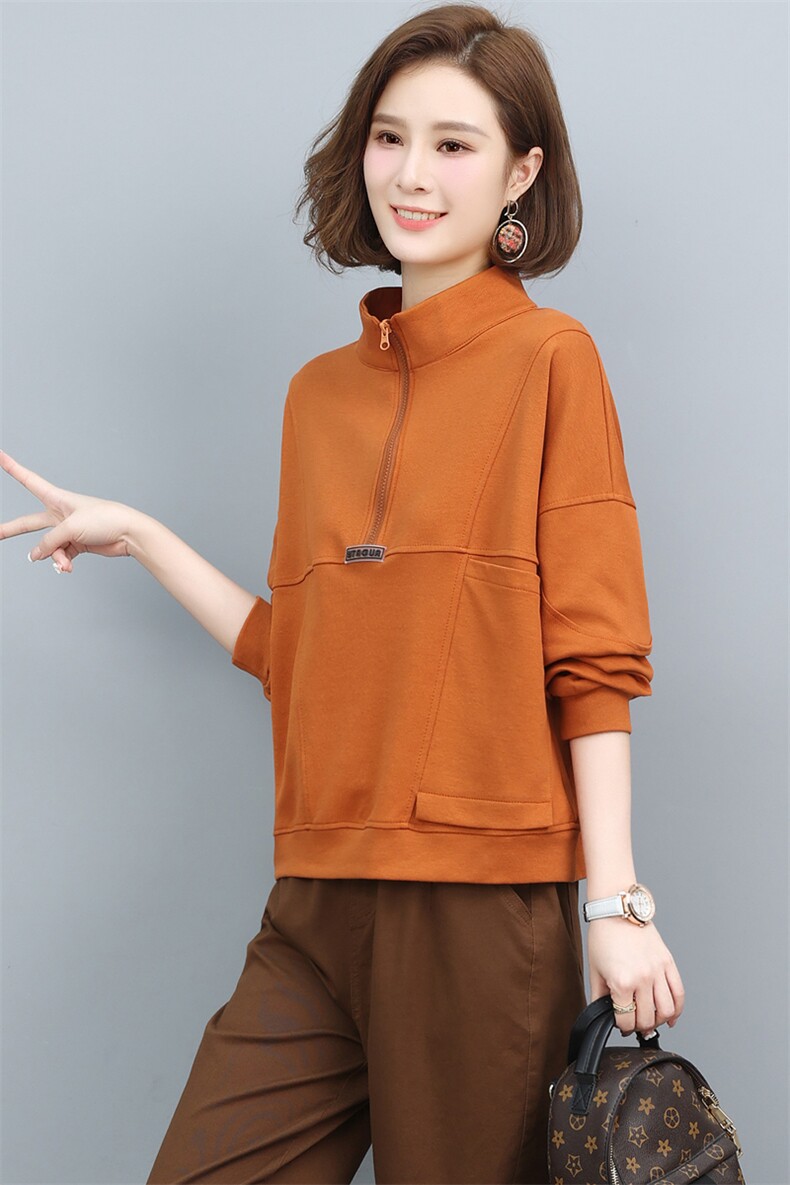 三年不下架(2024年新款)秋冬春棒球服卫衣女宽松显瘦收腰立领女,女装卫衣/绒衫,璐依舞