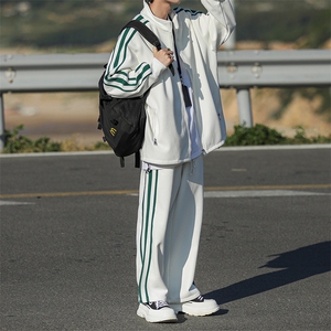 春季主推开衫卫衣套装学生帅气两件套运动服TZ573P100控138图片