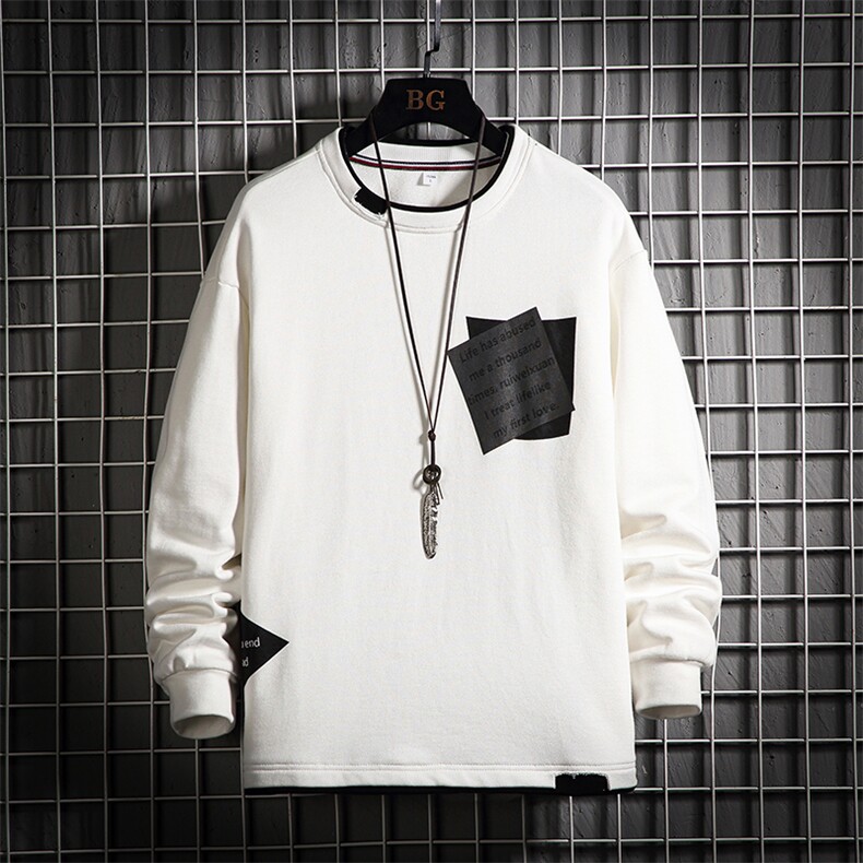 7XL-M长袖卫衣男2023春季新款宽松休闲胖子上衣加肥加大码控价68,男装卫衣,钱塘717(原712)