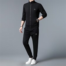 S3032-3钱塘2020-2春秋新款百搭时尚休闲简约长袖套装卫衣P225，男装休闲套装，钱塘207-2