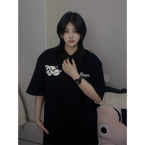 抖音得物供货 现货网眼透气翻领T恤美式宽松潮牌短袖POLO衫 APL17图片