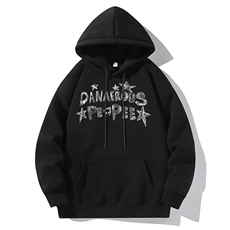 抖音得物高品质印花连帽卫衣秋冬装美式宽松连帽纯色卫衣ADL100，男装卫衣，电商A443