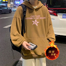 直播品质500克重磅美式做旧水洗卫衣SL1522-常规特P55加绒特P65，男装卫衣，电商A486