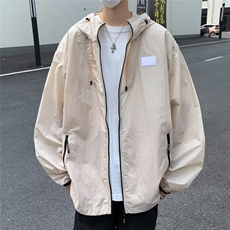 防晒衣拉链设计感小众户外长袖连帽防护外套夏季FS914P43，男装防晒衣，星座410-2
