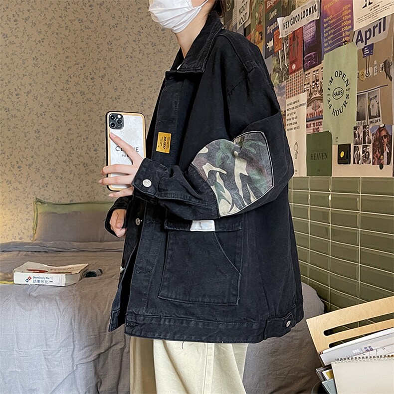 2023春季情侣款牛仔夹克男士大码宽松外套JK812-P75,男装夹克,星座1103-3