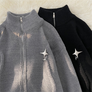 美式毛衣男慵懒风休闲针织衫M519P56
