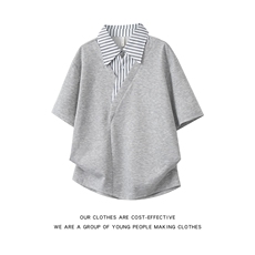 翻领短袖polo衫男潮牌夏季t恤韩版新款百搭体恤上衣T071-P38，男装T恤，星座308B-2