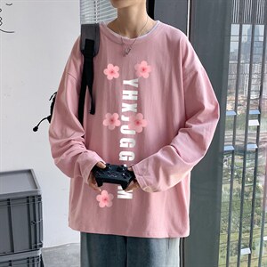 ！秋季打底衫男卫衣男潮流圆领纯棉长袖T恤男CX292-P25图片