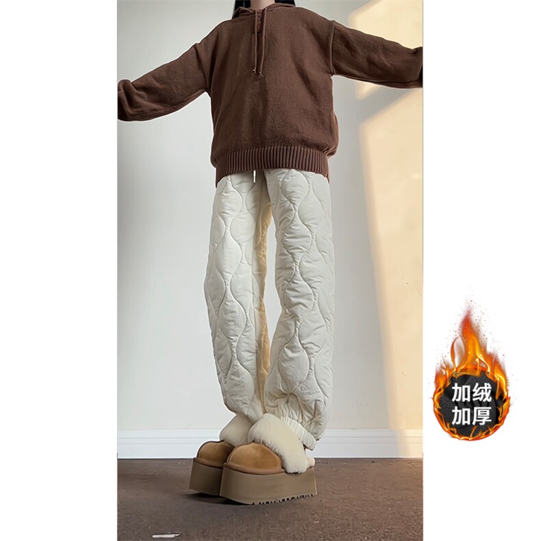冬季新款保暖加厚束脚棉裤XZ806-CK03066-P58-控78，男装棉裤，四季星座806