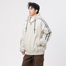 自家图有视频加绒毛领棉衣冬季新款座山雕连帽派克棉服M2556p88，男装棉衣，电商D315