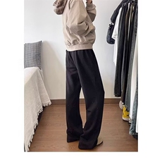 秋季cleanfit微喇卫裤男潮牌休闲百搭直筒灰色运动痞帅长裤子，男装休闲裤，四季星座505