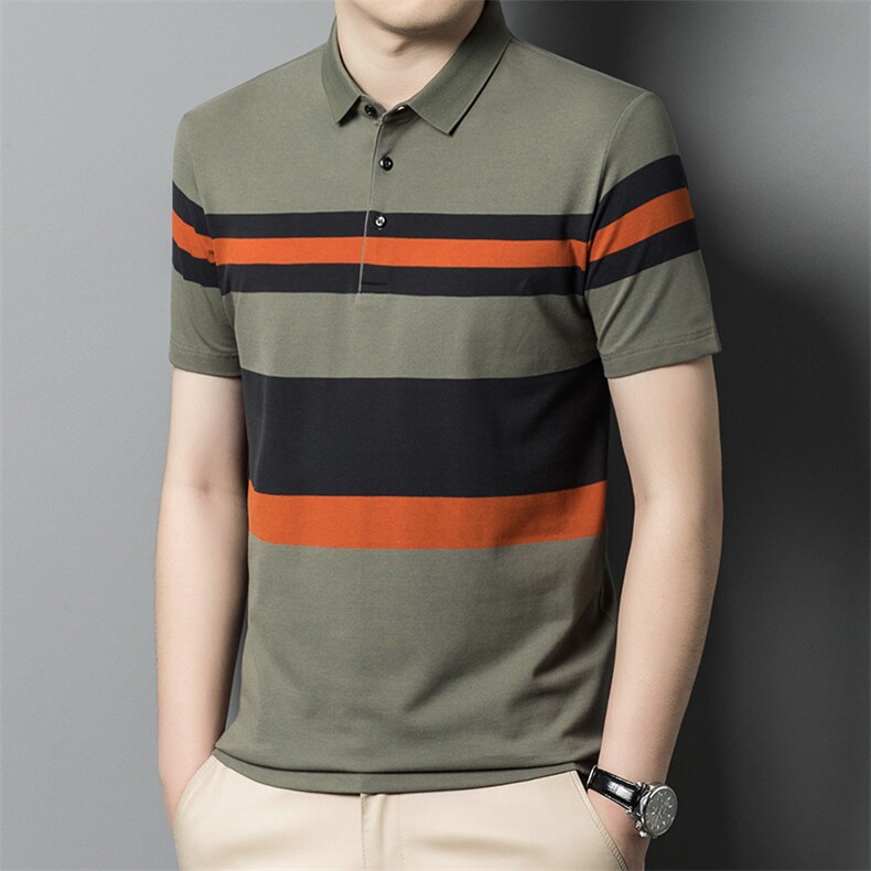 夏季polo衫男士时尚上衣翻领百搭商务宽松潮流T恤BLM36156-P70,男装Polo衫,星座1105-3