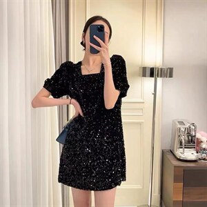 韩版亮片裙，其它，TANG.+