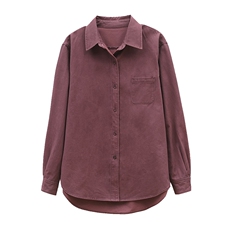 衬衫2024新款女早春休闲时尚洋气大码显瘦气质小个子妈妈纯棉上衣，女装衬衫，希欧阁