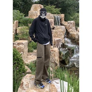 B221 美式ins街头hiphop宽松休闲多口袋工装裤子 LK23120-P65控88图片