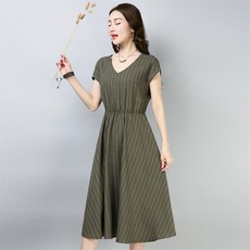 连衣裙2021年春季修身简约长袖韩版新潮流行修身显瘦优雅，女装连衣裙，丽影随形