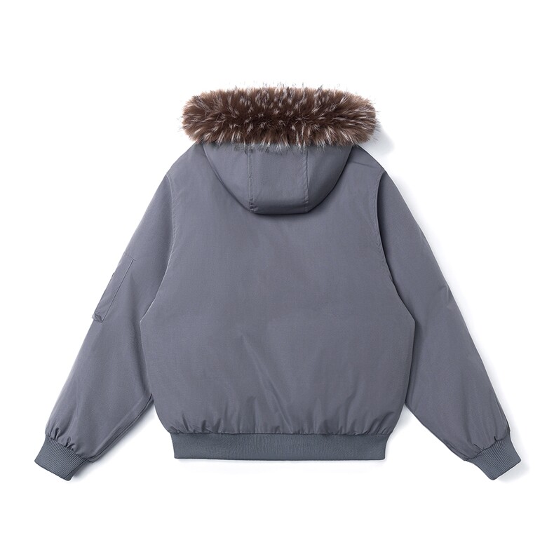 有90绒报告可拆卸毛领羽绒服派克服标90绒78197P268控428,男装羽绒服,星座226-1