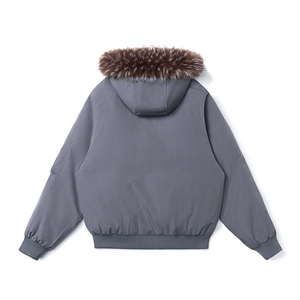 有90绒报告 可拆卸毛领羽绒服派克服标90绒78197P268控428图片