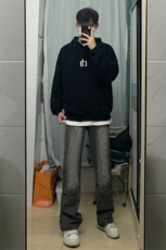 B221美式ins高街暗黑小众铆钉伐木裤牛仔裤LK23145-P65控88，男装牛仔裤，电商B221