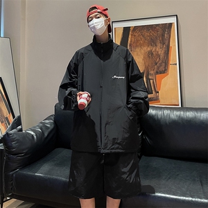 夏季防晒服短裤男套装潮牌薄款外套防晒衣运动服TZ68 310B-1-P80图片