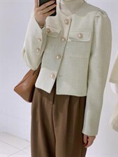 羊毛小香外套，其它，驿谷