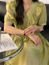 2022香丽迪高级感长款连衣裙，女装连衣裙，香丽迪1