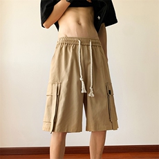 现货直播品质日系工装短裤男夏季宽松直筒五分裤XD22998-P45，男装休闲裤，电商A042