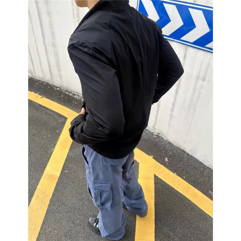 美式网眼立领防晒衣男夏季轻薄户外山系冲锋衣运动速干骑行服外套,男装防晒衣,星座1210-1