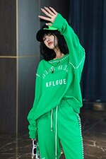 卡菲莱2022年新款重工钉珠卫衣套装女春装新款时尚休闲两件套，女装卫衣/绒衫，卡菲莱