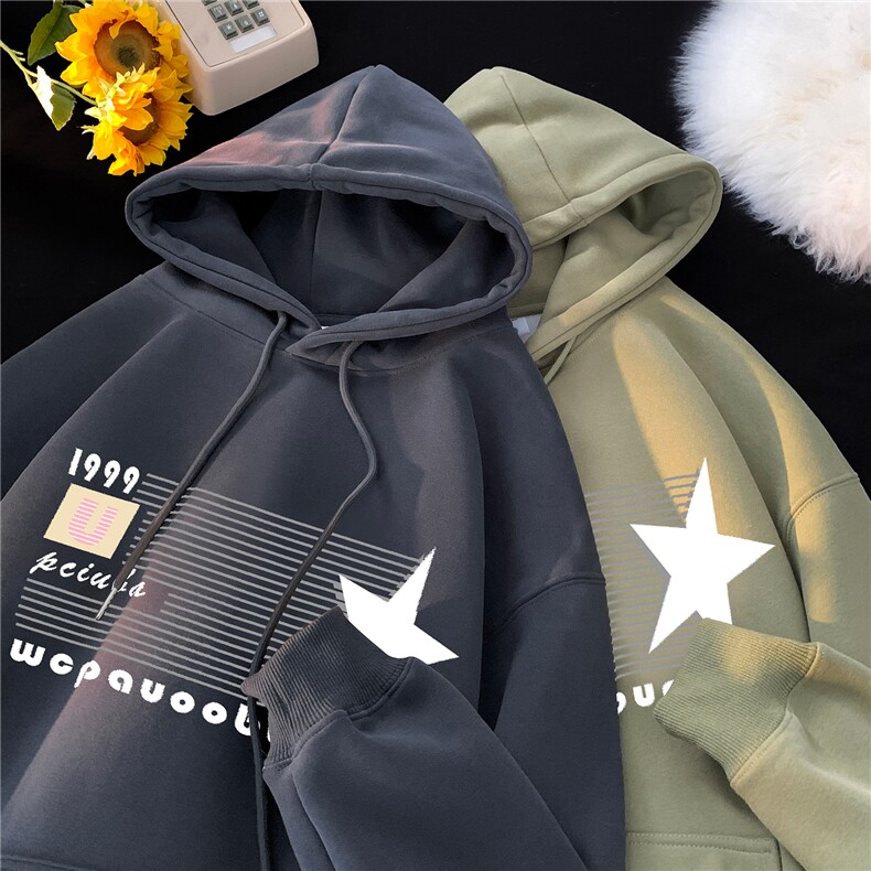 现货！重磅大码M-4XL得物品质加厚连帽卫衣RH6212--特P35,男装卫衣,星座610B-1
