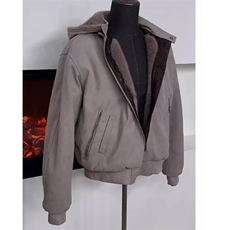 蛇年限定座山雕外套棉服可拆卸帽加绒帆布棉衣1001-1-M8218-P188，男装棉衣，星座1001-1