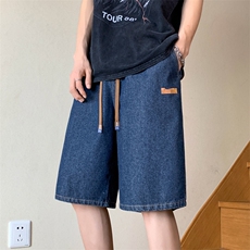 男款短裤潮牌宽松直筒美式潮流百搭休闲五分裤子DK851-特批34，男装休闲裤，星座718-1