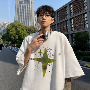 ！2025夏季新款男士华夫格短袖T恤情侣半袖TXH2405特P19图片