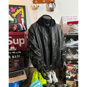 美式pu皮假两件夹克外套男 CP112-特p95图片