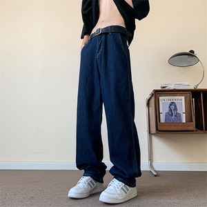 美式街头牛仔裤男直筒宽松欧美高街vibe风长裤子NZ917-P43图片