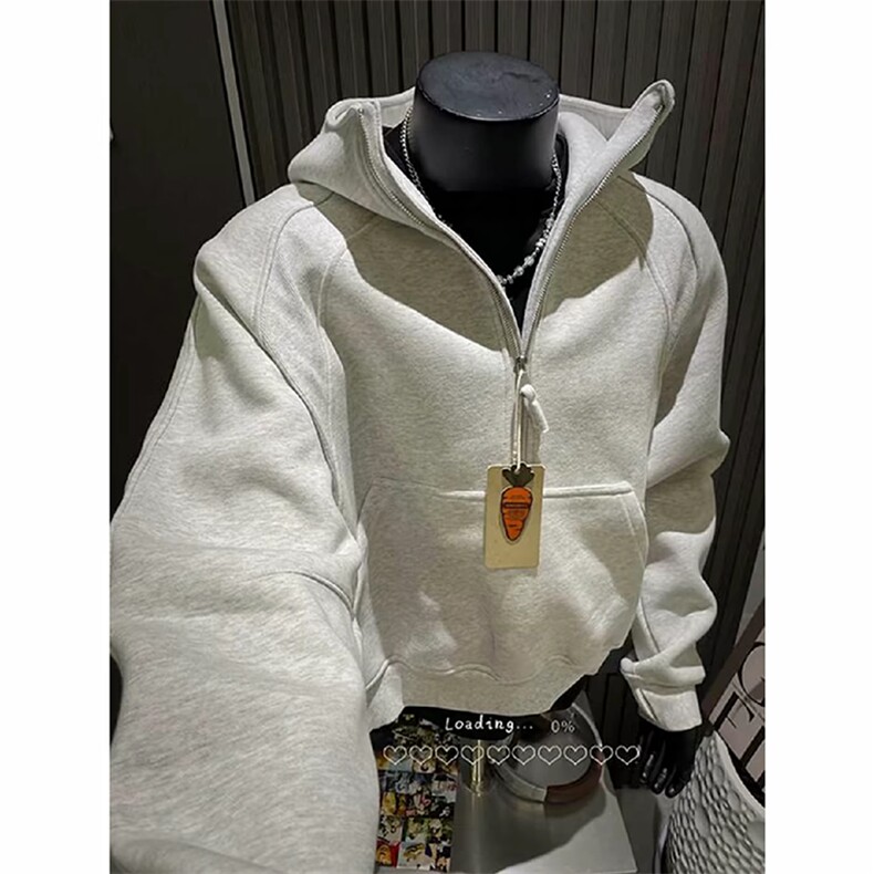港风日系复古纯色套头连帽卫衣男时尚潮流XZ213-W90947-P75控108,男装卫衣,星座213