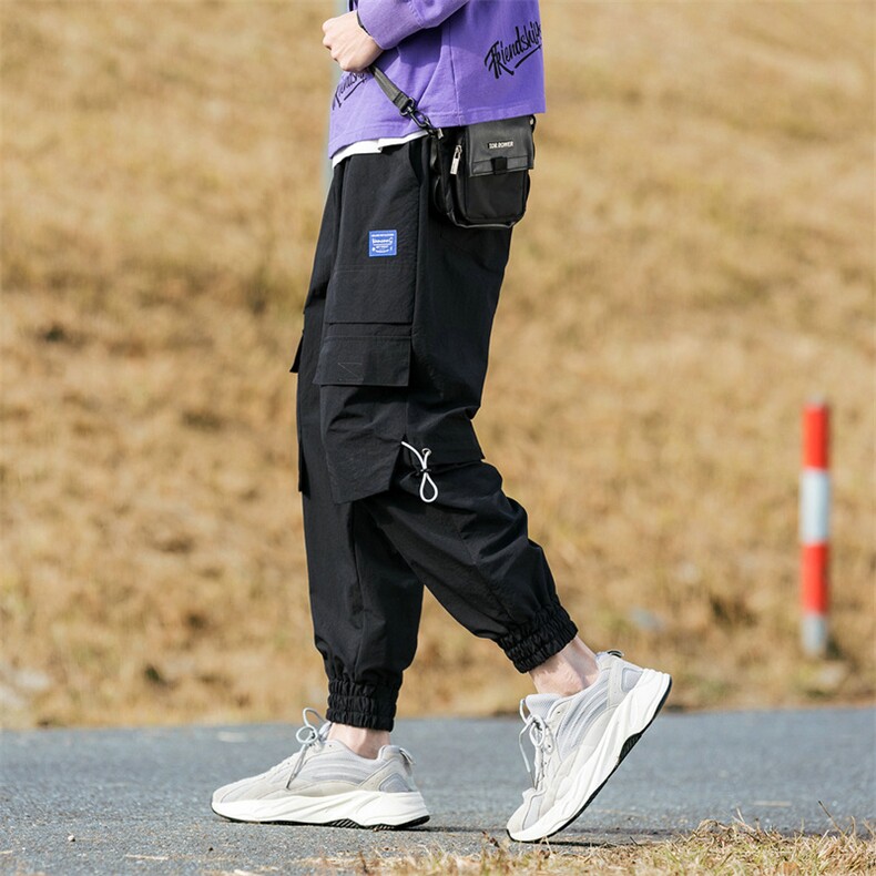 2021春季新款ins束脚工装裤男士潮牌宽松休闲裤子DS673T,男装休闲裤,电商A102