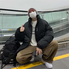 美式棉服男女外套冬季新款宽松立领潮牌加厚保暖面包棉袄JM8023，男装棉衣，星座516A