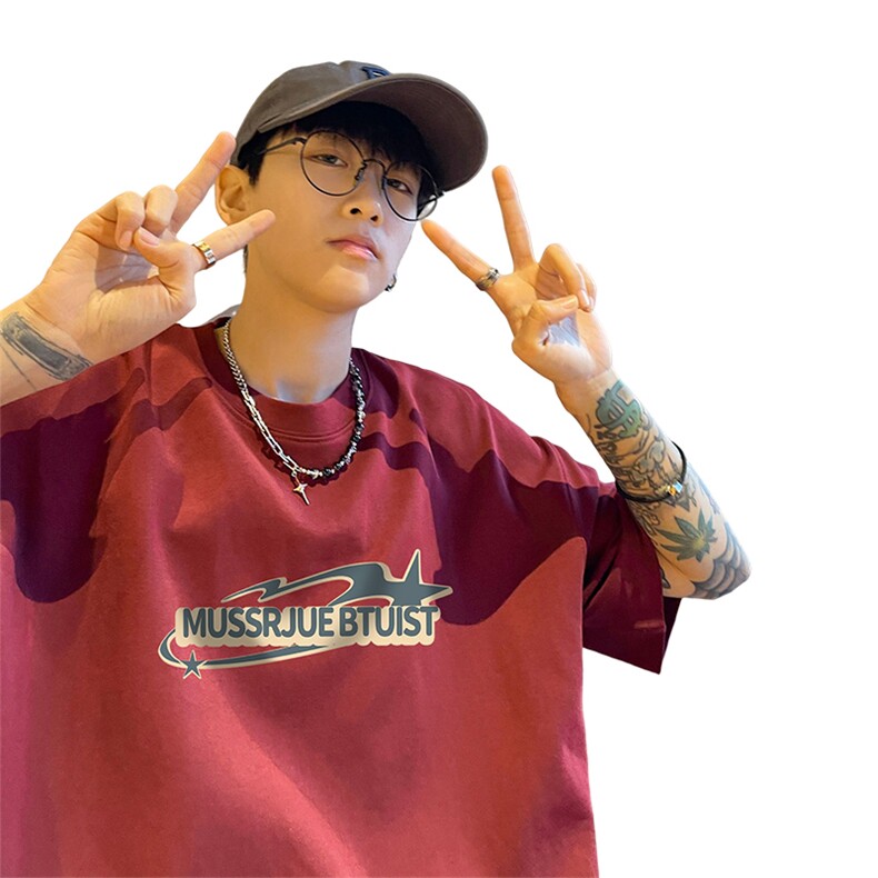 230g重磅纯棉!夏季短袖t恤男半袖男XT385-P25,男装T恤,电商B371
