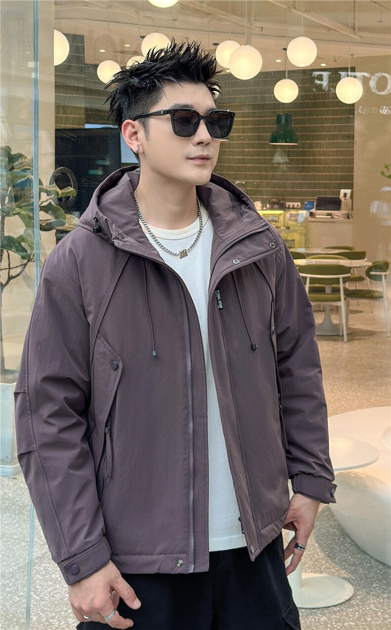 3916P1352025新款棉服加棉冲风衣夹克外套,男装夹克,星座414（原B263）