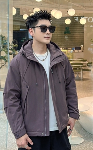 3916 P135 2025新款棉服加棉冲风衣夹克外套图片