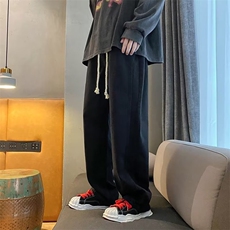春季新款美式复古牛仔裤男欧美百搭宽松直筒阔腿裤K6021-P43，男装牛仔裤，星座512-2