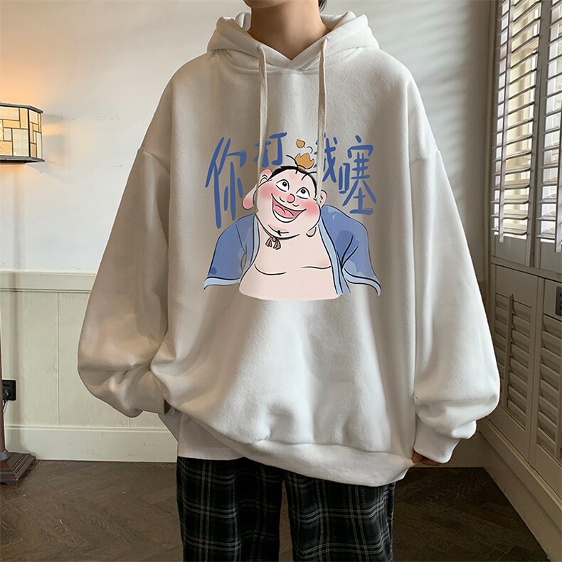连帽卫衣男大码胖子帽衫大号运动服WY2437-P35图片