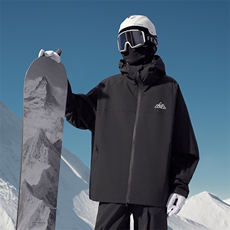 抗寒防水滑雪服中性保暖加绒大码防风袖情侣款外套M34-P140控218，男装棉衣，电商A001
