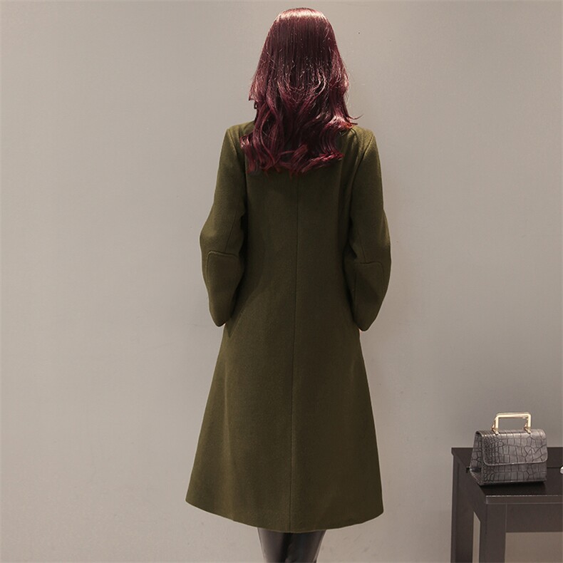 2020年冬季棉衣/棉服纯色街头长袖中长款时尚修身,女装棉衣/棉服,深水步