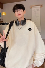 ！圆领卫衣男装港风长袖T恤男外套男WY192-P28，男装卫衣，电商B367